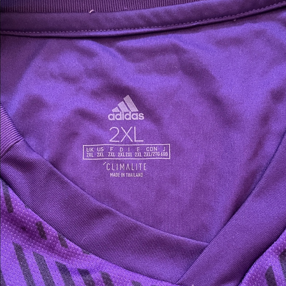 Adidas Purple Team Jersey - Picture 5 of 5